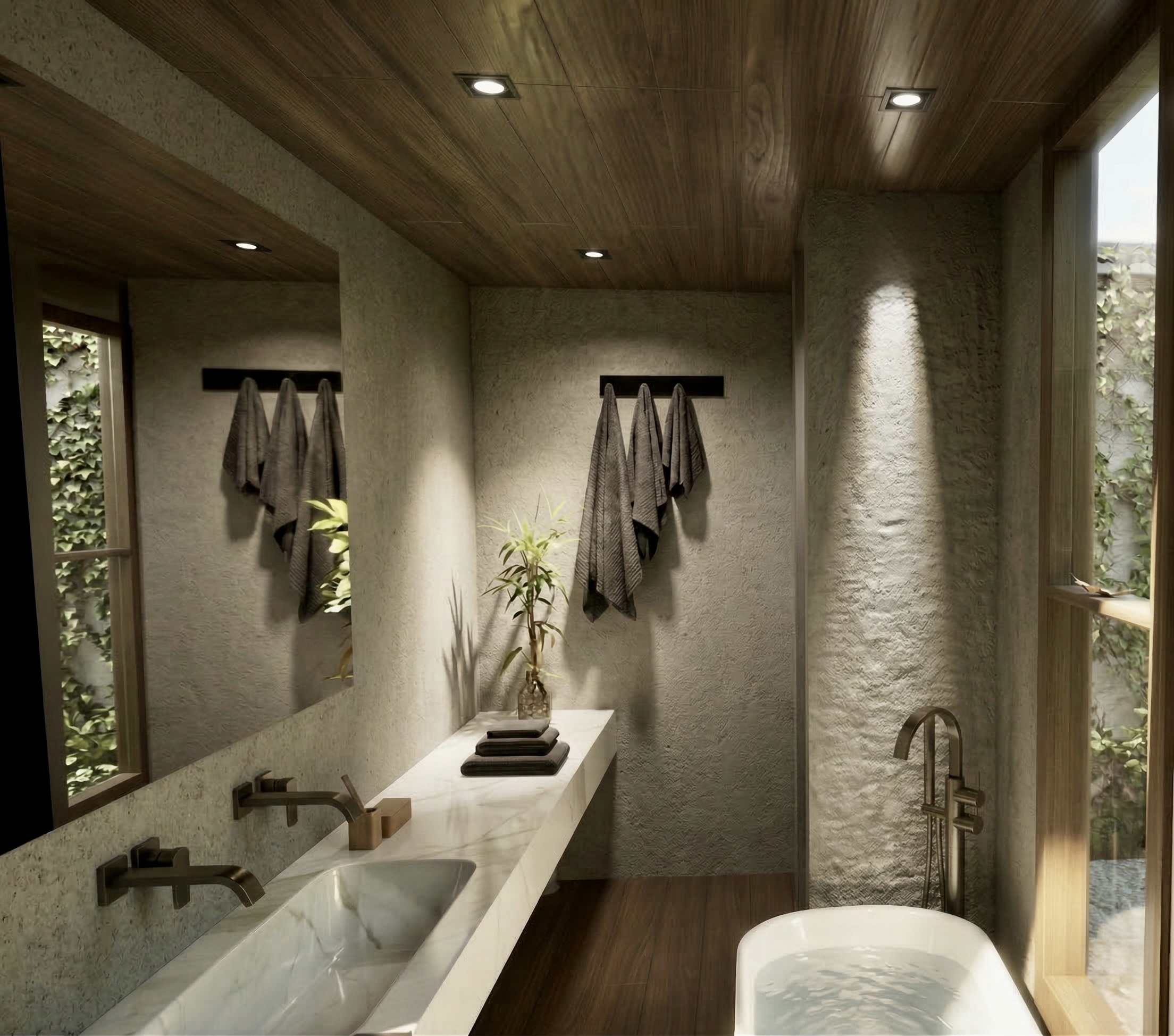 Stone Bathroom
